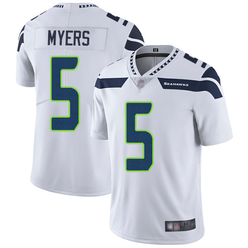 Seattle Seahawks Limited White Men Jason Myers Road Jersey NFL Football 5 Vapor Untouchable